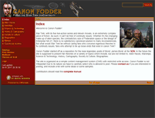 Tablet Screenshot of canonfodder.ex-astris-scientia.org